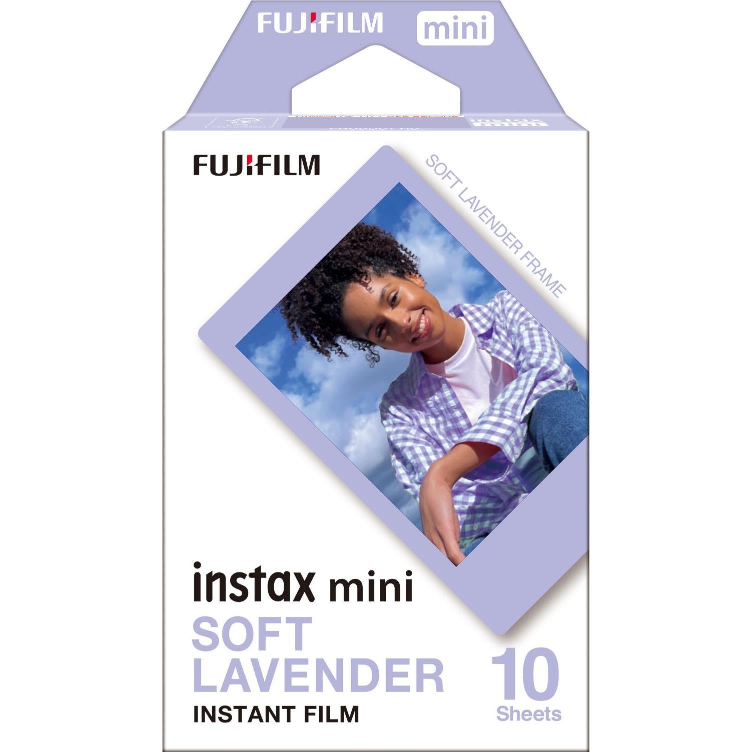 666238-Product-0-I-638325074406490741.jpg Fujifilm Instax Mini Film Soft Lavender (10 Pack) - Image 1