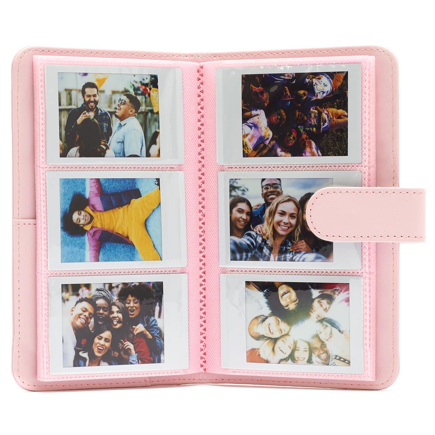 666240-Product-0-I-638339699426370195.jpg Fujifilm Instax Mini Film Photo Album (Blossom Pink) - Image 1