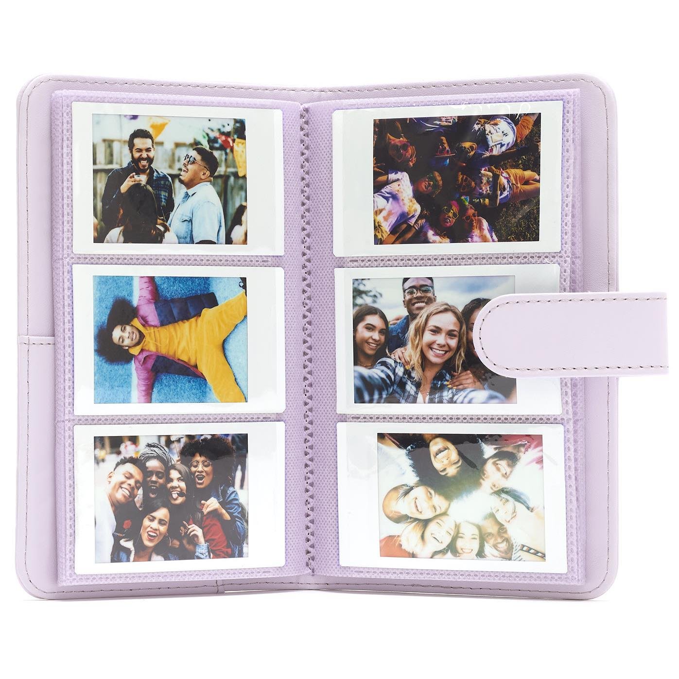 666243-Product-0-I-638339705406444104.jpg Fujifilm Instax Mini Film Photo Album (Lilac Purple) - Image 1
