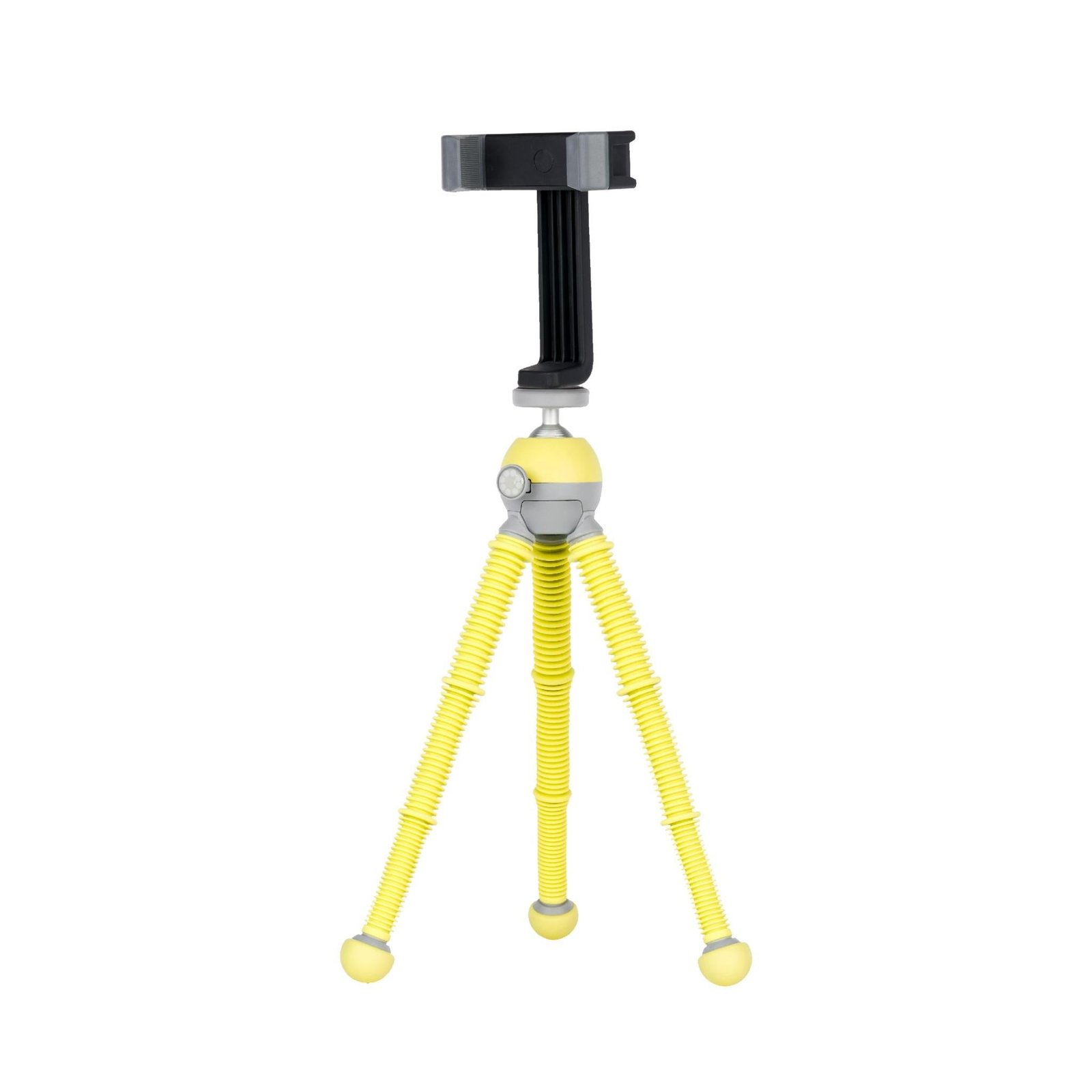 668872-Product-0-I-638344788004989631.jpg Joby PodZilla Medium Tripod Kit with Phone GripTight 360 (Yellow) - Image 1