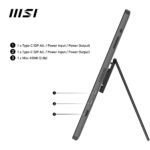 MSI PRO MP161 E2 15.6" FHD IPS USB-C Portable Monitor - Image 4
