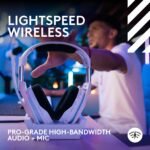 Logitech G Astro A50 X LIGHTSPEED Wireless Gaming Headset + Base Station (White) - Image 4
