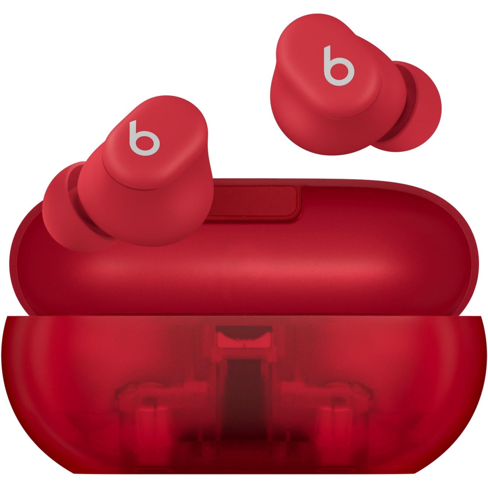 676979-Product-0-I-638509012804596452.jpg Beats Solo Buds True Wireless Earearearbuds (Transparent Red) - Image 1