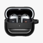 Spigen Samsung Galaxy Buds3/3 Pro Rugged Armor Headset  and Earphone - Black - Image 4