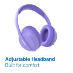 Laser ANC Kids Wireless Headphones Volume-Limited (Lilac) - Image 3