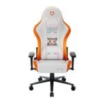 ONEX STC X Hardcore Gaming/Office Chair (White/Orange)