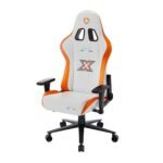 ONEX STC X Hardcore Gaming/Office Chair (White/Orange) - Image 3