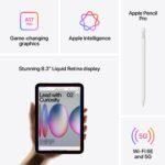 Apple iPad mini 8.3-inch Wi-Fi 128GB (Starlight)[A17 Pro Chip] - Image 6