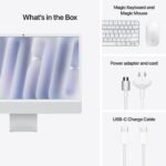 Apple iMac with Retina 4.5K Display 24-inch, M4 Chip 8-core 256GB (Silver)[2024] - Image 9
