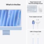 Apple iMac with Retina 4.5K Display 24-inch, M4 Chip 10-core 512GB/16GB (Blue)[2024] - Image 9