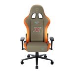 ONEX STC X Alcantara Gaming/Office Chair (Sian Green/Orange) - Image 2