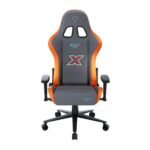 ONEX STC X Alcantara Gaming/Office Chair (Volcanic Ash Grey/Orange) - Image 2
