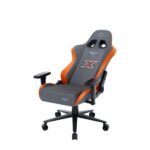 ONEX STC X Alcantara Gaming/Office Chair (Volcanic Ash Grey/Orange) - Image 4