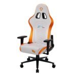 ONEX STC 25Years Limited Ed. Alcantara Gaming/Office Chair (White/Orange) - Image 3