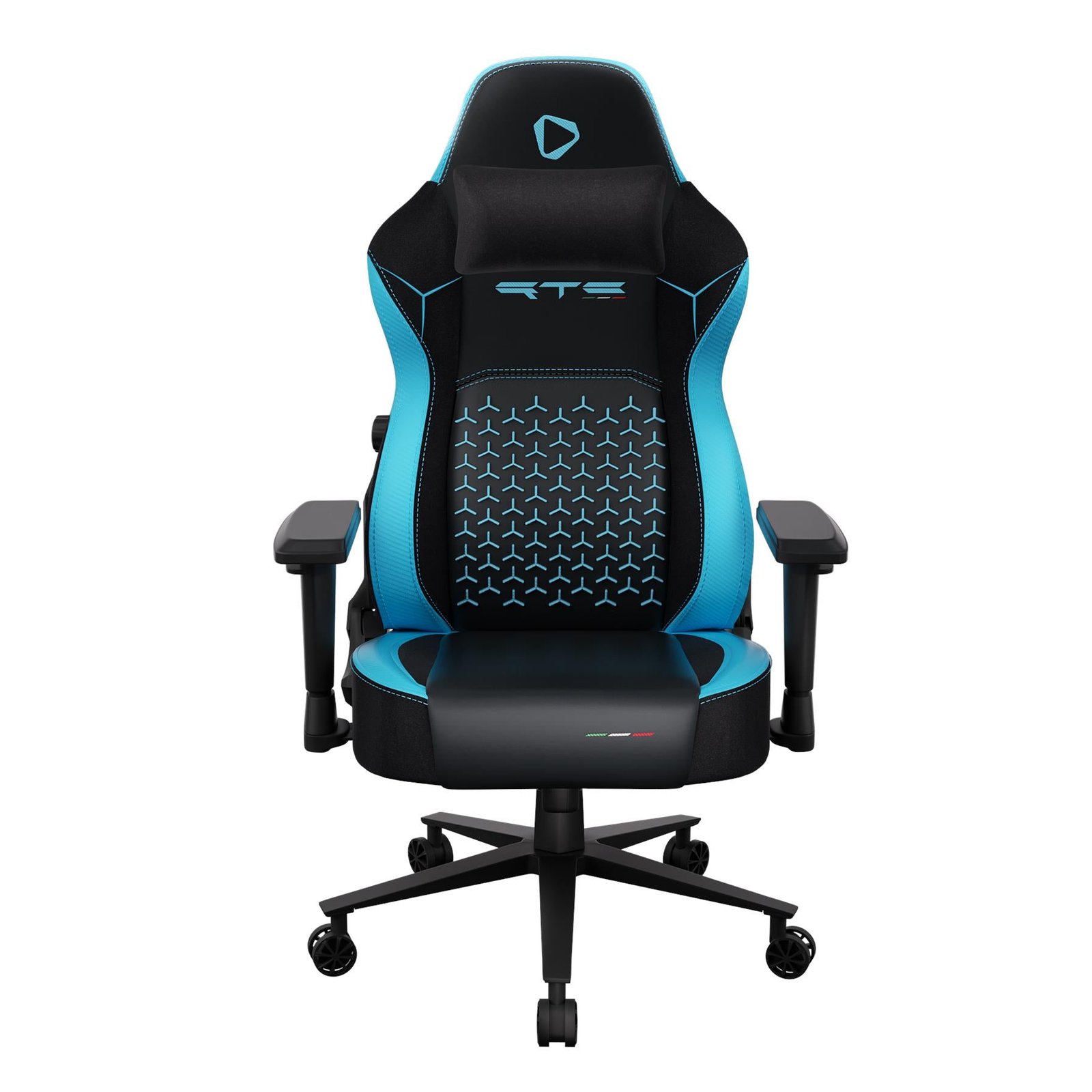 749681-Product-0-I-638572224631050864.jpg ONEX RTC ErgoGlide Alcantara Gaming/Office Chair (Black/Blue) - Image 1