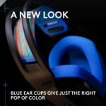 Logitech G G535 LIGHTSPEED Wireless Gaming Headset for PlayStation 5 (Black/Blue) - Image 11