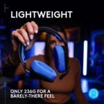 Logitech G G535 LIGHTSPEED Wireless Gaming Headset for PlayStation 5 (Black/Blue) - Image 7