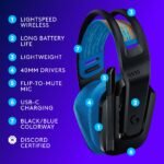 Logitech G G535 LIGHTSPEED Wireless Gaming Headset for PlayStation 5 (Black/Blue) - Image 8