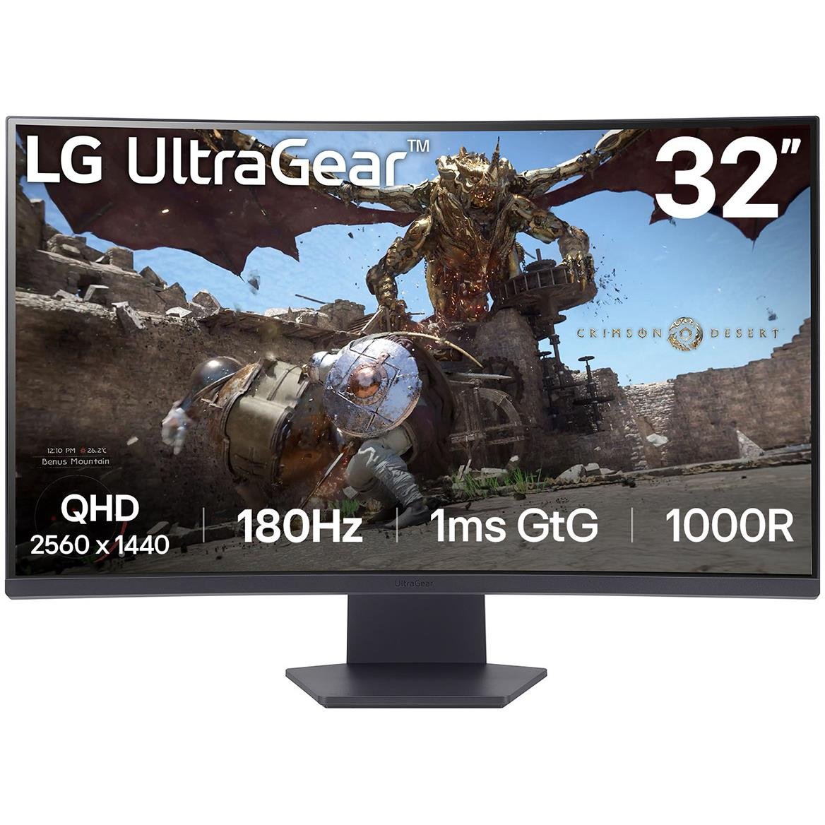 749936-Product-0-I-638567654406045203.jpg LG UltraGear GS60QC 31.5" QHD 180Hz Curved Gaming Monitor - Image 1