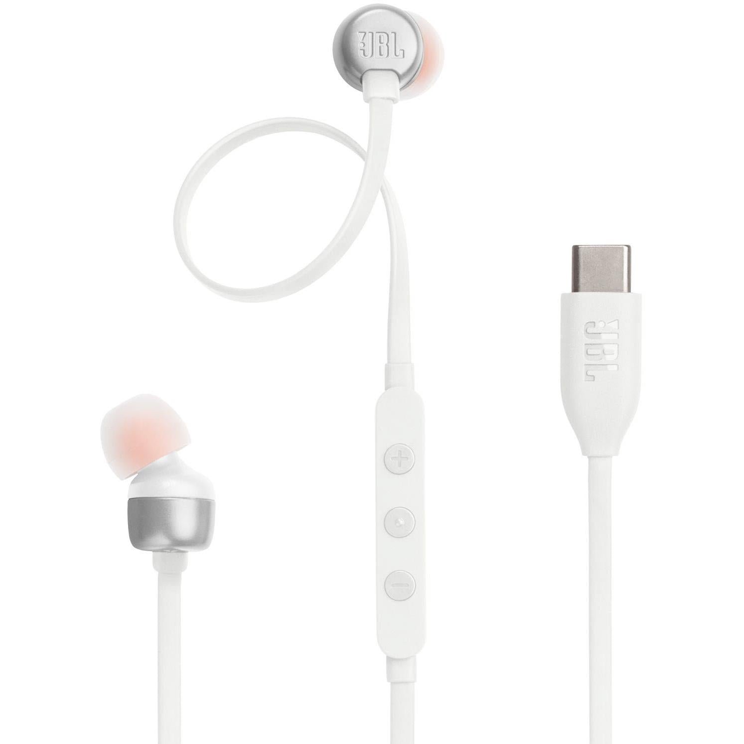 751937-Product-0-I-638526328805195889.jpg JBL Tune 310C USB-C Wired In-Ear Headphones (White) - Image 1