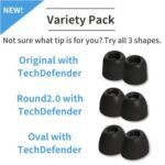 Comply 500 Series Replacement Foam Ear Tips Shaped Variety (3Pk) [Medium] - Image 2