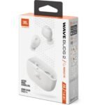 JBL Wave Buds 2 TWS Noise Cancelling In-Ear Headphones (White) - Image 8