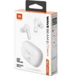 JBL Wave Beam 2 TWS Noise Cancelling In-Ear Headphones (White) - Image 8