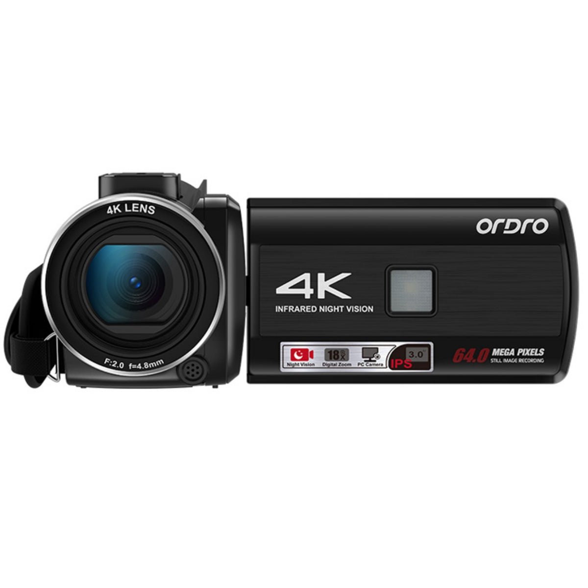 77d66fd3ed12475ab14f424af9aaa197.jpg ORDRO HDR-Z36 4K Digital Video Camera Camcorder - Image 1