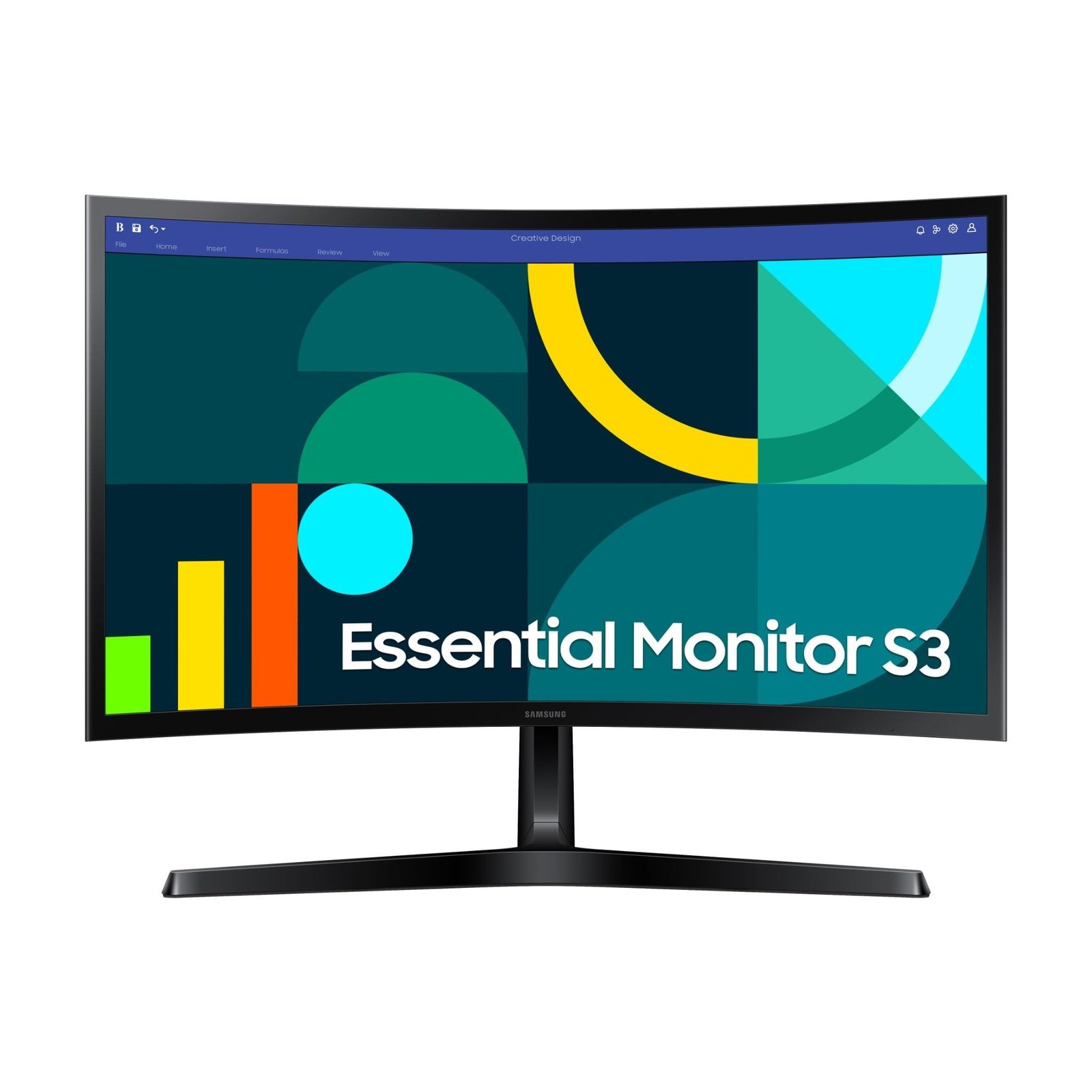 780395-Product-0-I-638634466804506741.jpg Samsung LS24GD 24" FHD 100Hz Curved Monitor - Image 1