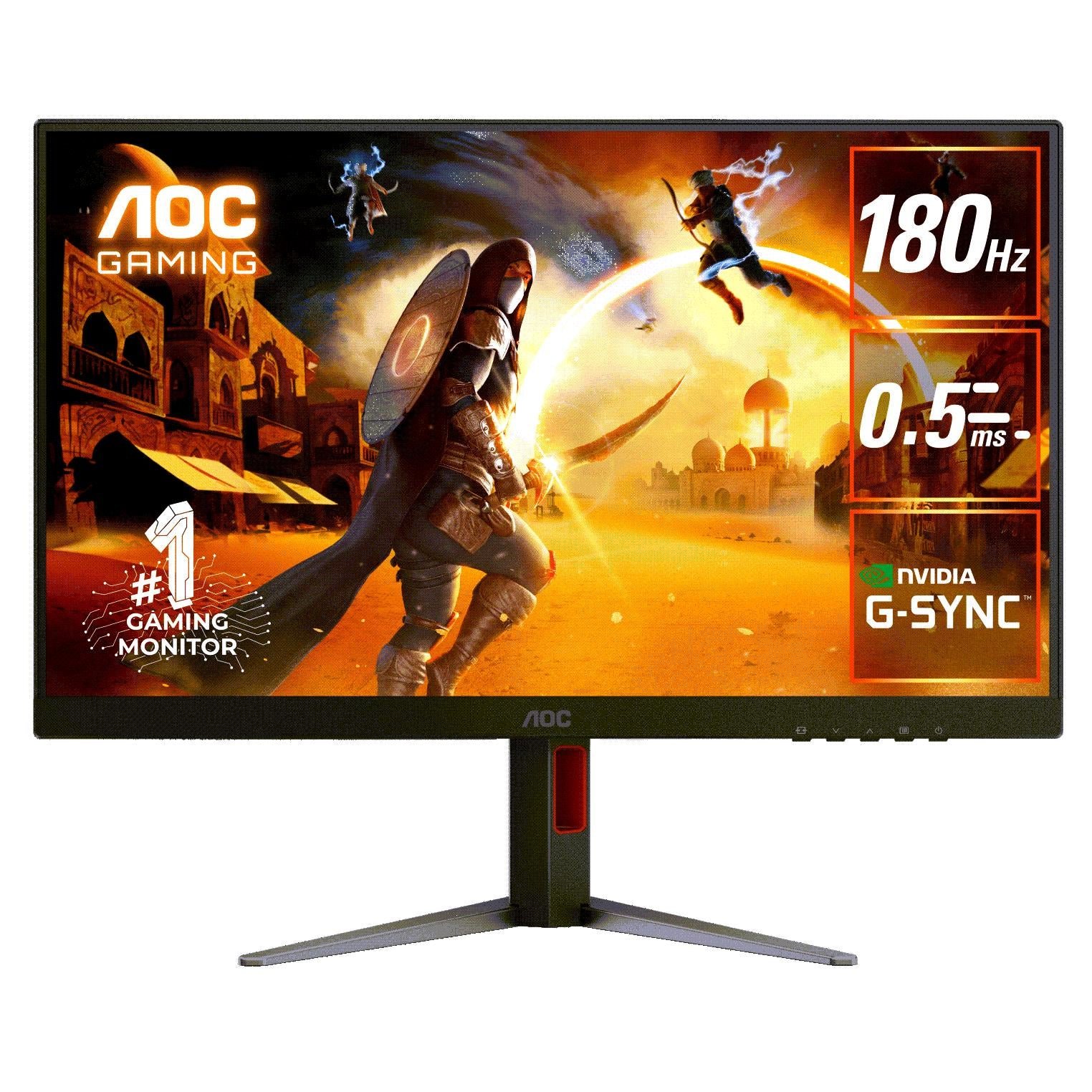 781894-Product-0-I-638617835410890654.jpg AOC Q27G4F 27" QHD Fast IPS 180Hz Gaming Monitor - Image 1