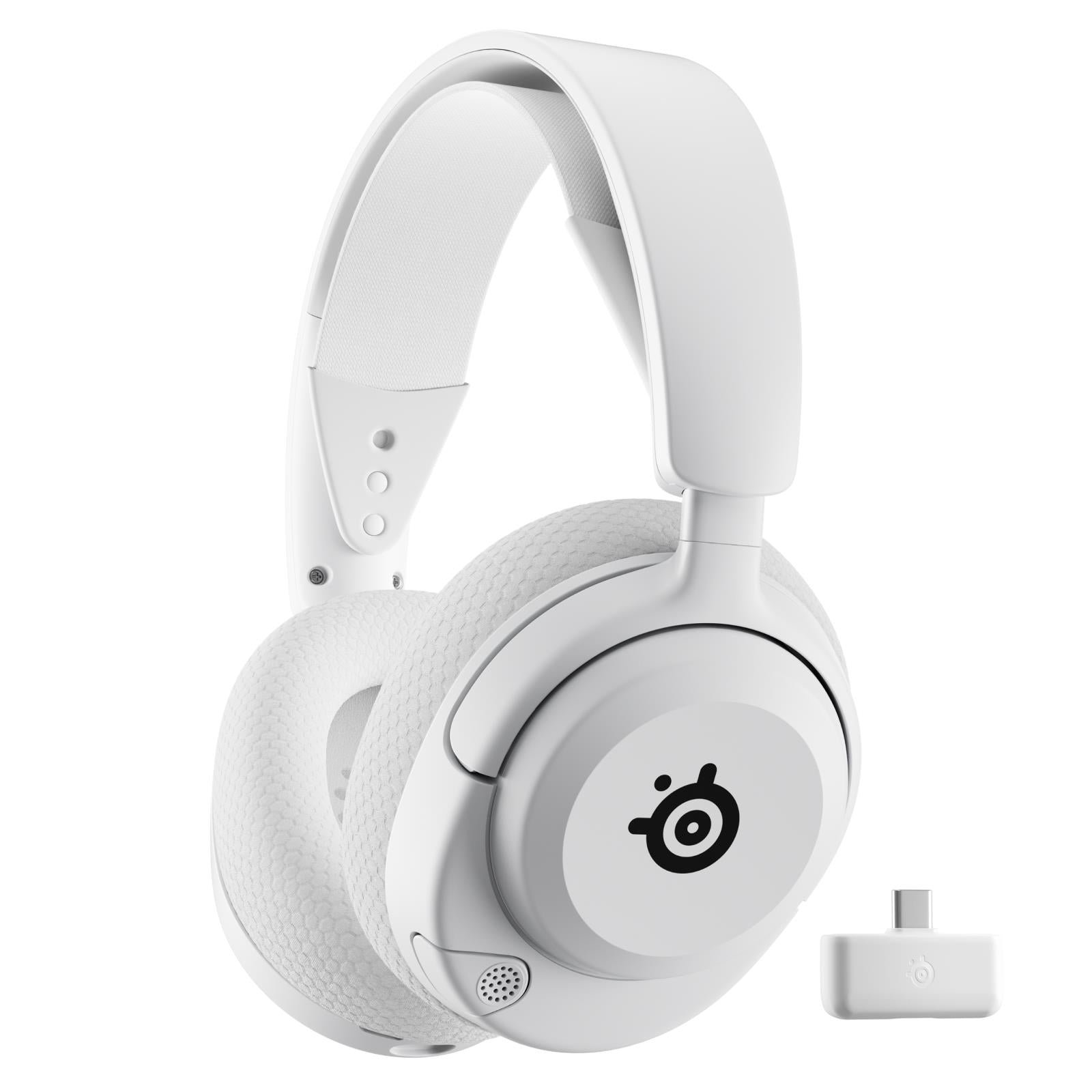 784118-Product-0-I-638610119402999443_3bbe6553-4072-4ebf-97ca-9ad3e96c3ff9.jpg SteelSeries Arctis Nova 5 Wireless Gaming Headset (White) - Image 1