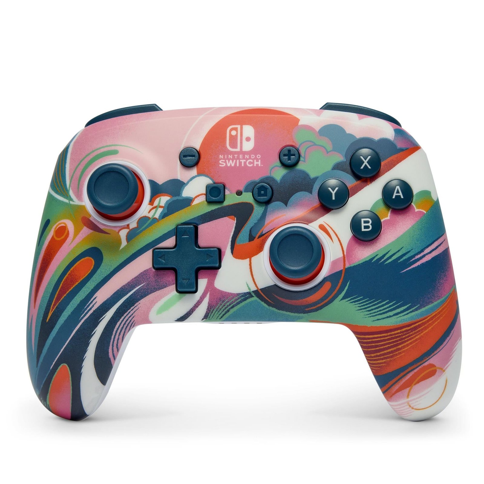 784147-Product-0-I-638628379841023727.jpg PowerA Enhanced Wireless Controller for Nintendo Switch (Liquid Sunset) - Image 1