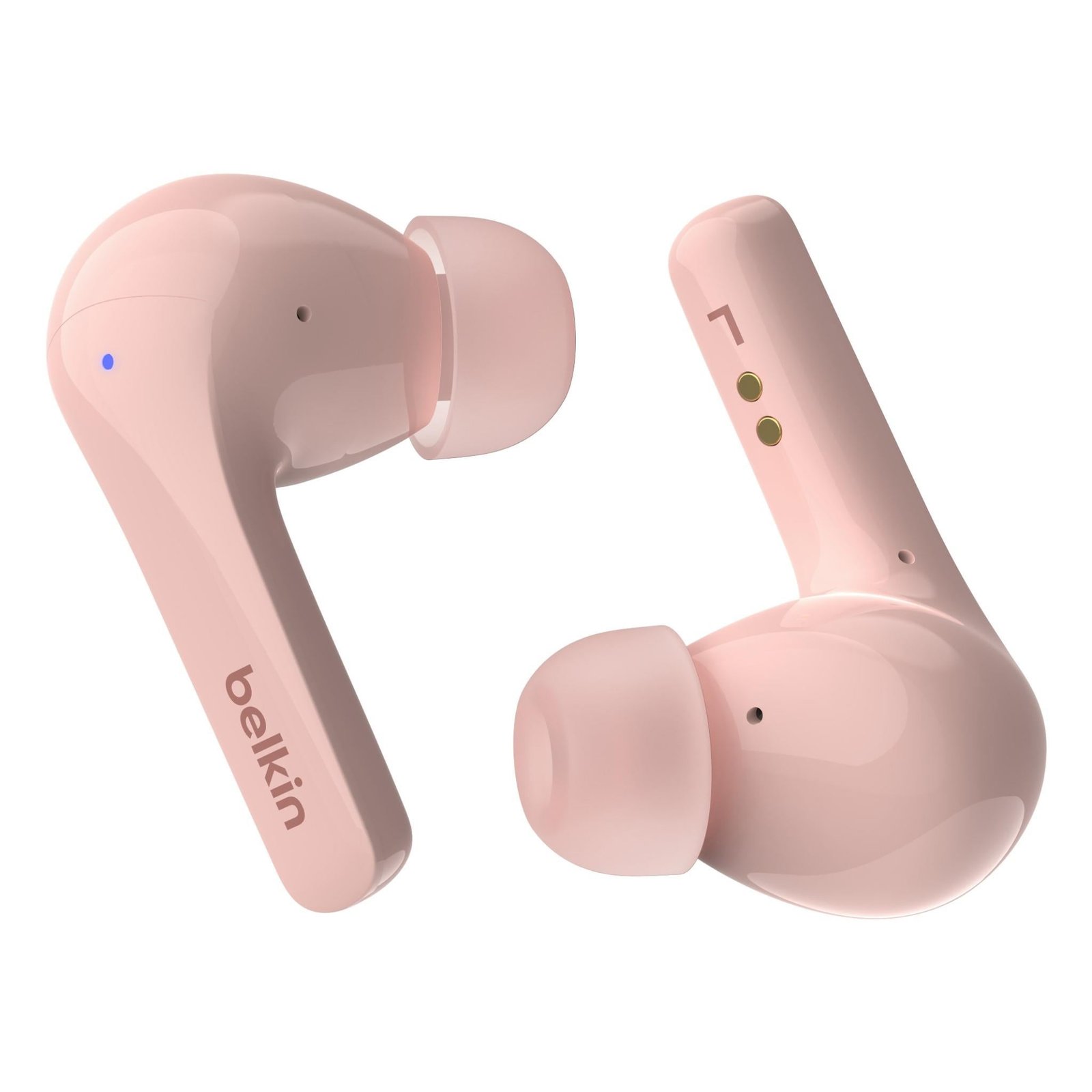 784577-Product-0-I-638626512603455033.jpg Belkin SoundForm Motion 2 True Wireless Headphones (Pink) - Image 1