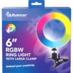 Influencer RGBW 6" Ring Light With Large Clamp - Image 5