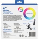 Influencer RGBW 6" Ring Light With Large Clamp - Image 6