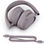 JLab JBuds Lux ANC Over-Ear Headphones (Mauve) - Image 6