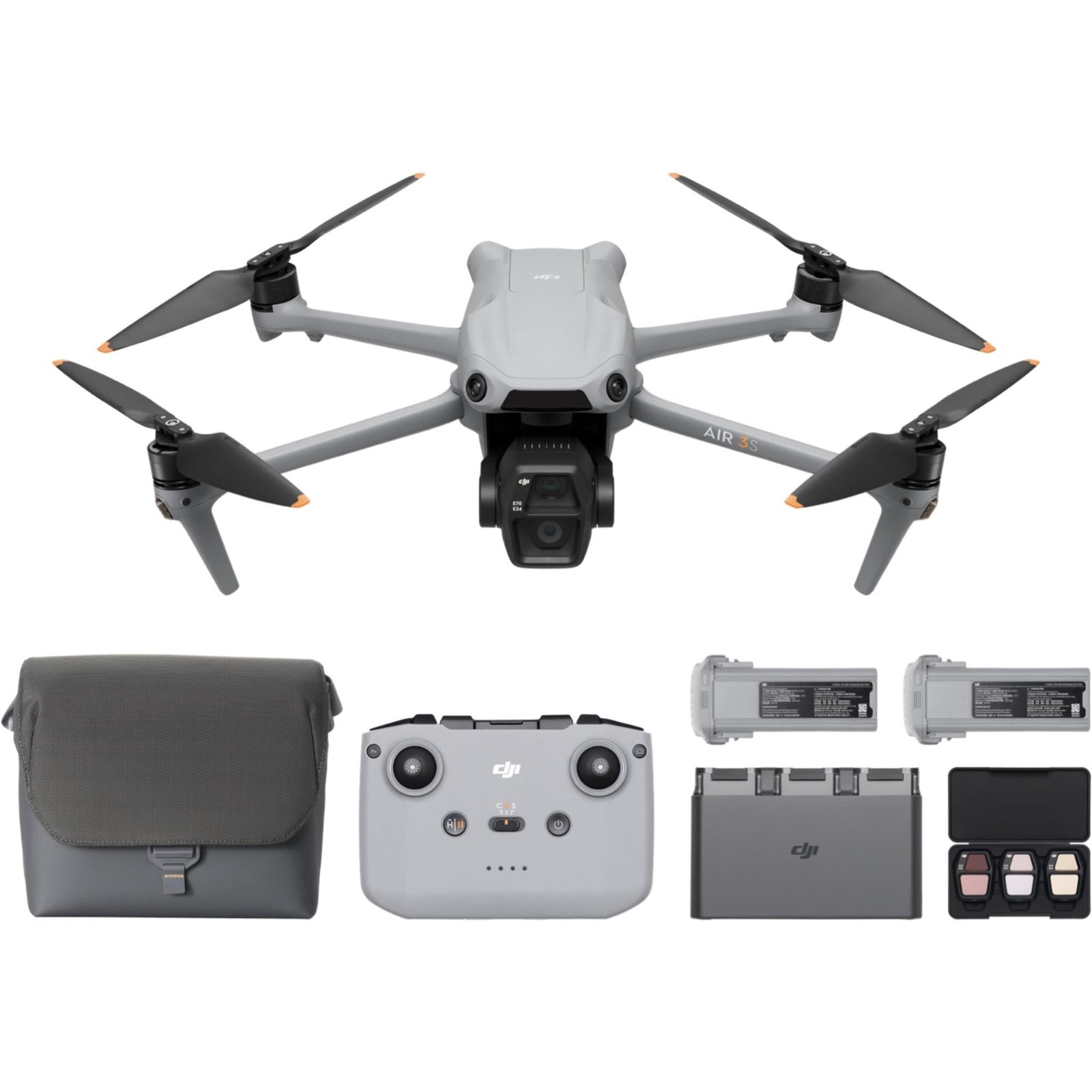 DJI Air 3S Fly More Combo (DJI RC-N3) 1 DJI Air 3S Fly More Combo (DJI RC-N3)