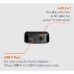Cygnett Voyager Wireless Elite Audio Adapter (Black) - Image 3