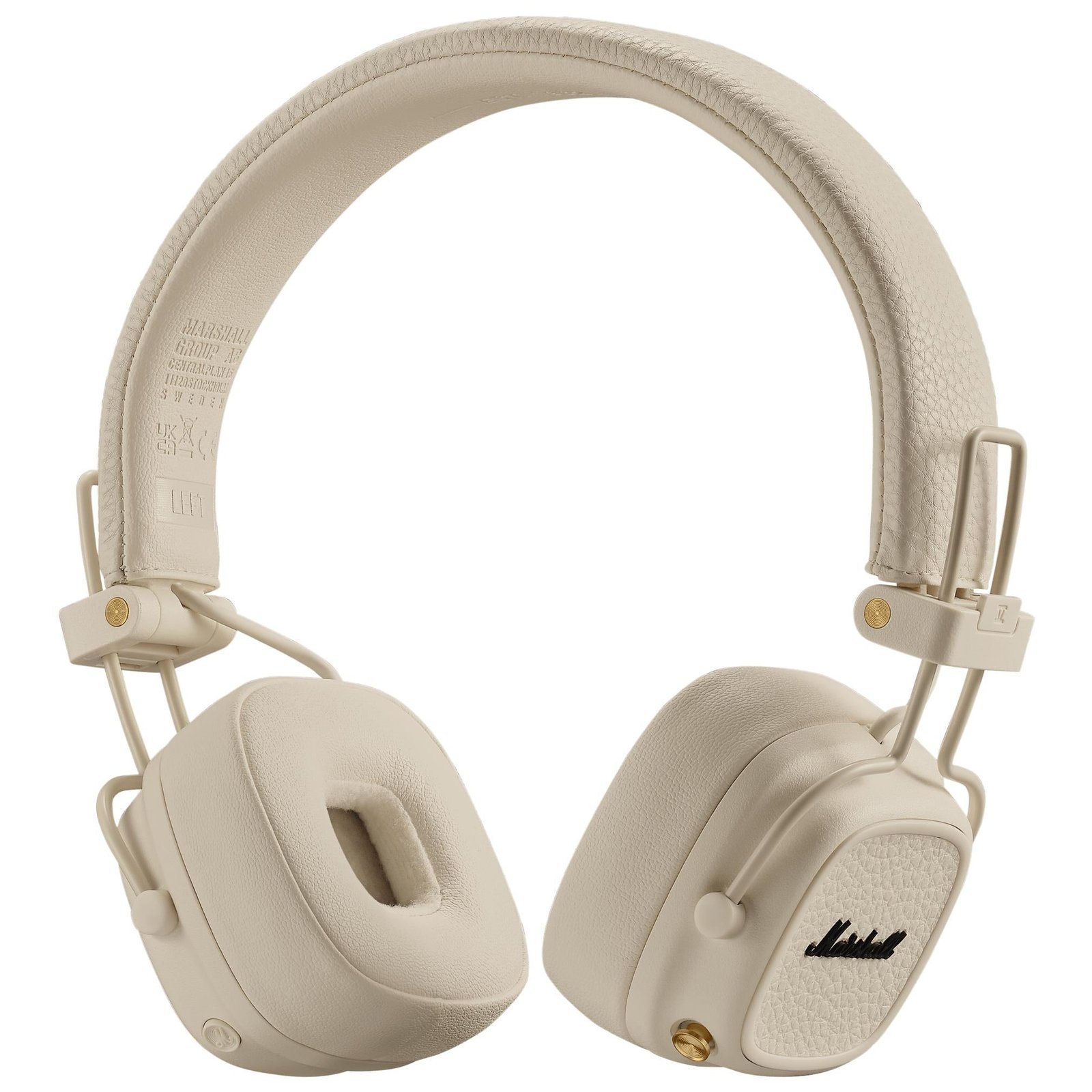 794822-Product-0-I-638687806298991911.jpg Marshall MAJOR V Wireless On-Ear Bluetooth Headphones (Cream) - Image 1