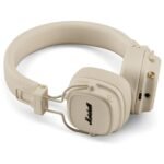Marshall MAJOR V Wireless On-Ear Bluetooth Headphones (Cream) - Image 7