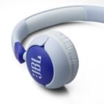 JBL JUNIOR 320 Wired On-Ear Kids Headphones (Blue) - Image 4