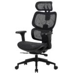 ONEX VENTRA PREMIUM Mesh Gaming Office Chair (Black) - Image 8