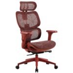 ONEX VENTRA PREMIUM Mesh Gaming Office Chair (Red) - Image 2