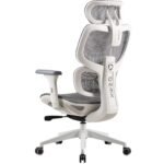 ONEX VENTRA PREMIUM Mesh Gaming Office Chair (White) - Image 6