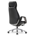 Eureka SERENE Napa Leather Executive Office Chair (Black) - Image 4
