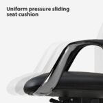 Eureka SERENE Napa Leather Executive Office Chair (Black) - Image 9