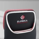Eureka SERENE Napa Leather Executive Office Chair (Black/Red) - Image 6