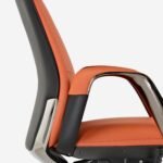 Eureka SERENE Napa Leather Executive Office Chair (Orange/Red) - Image 11