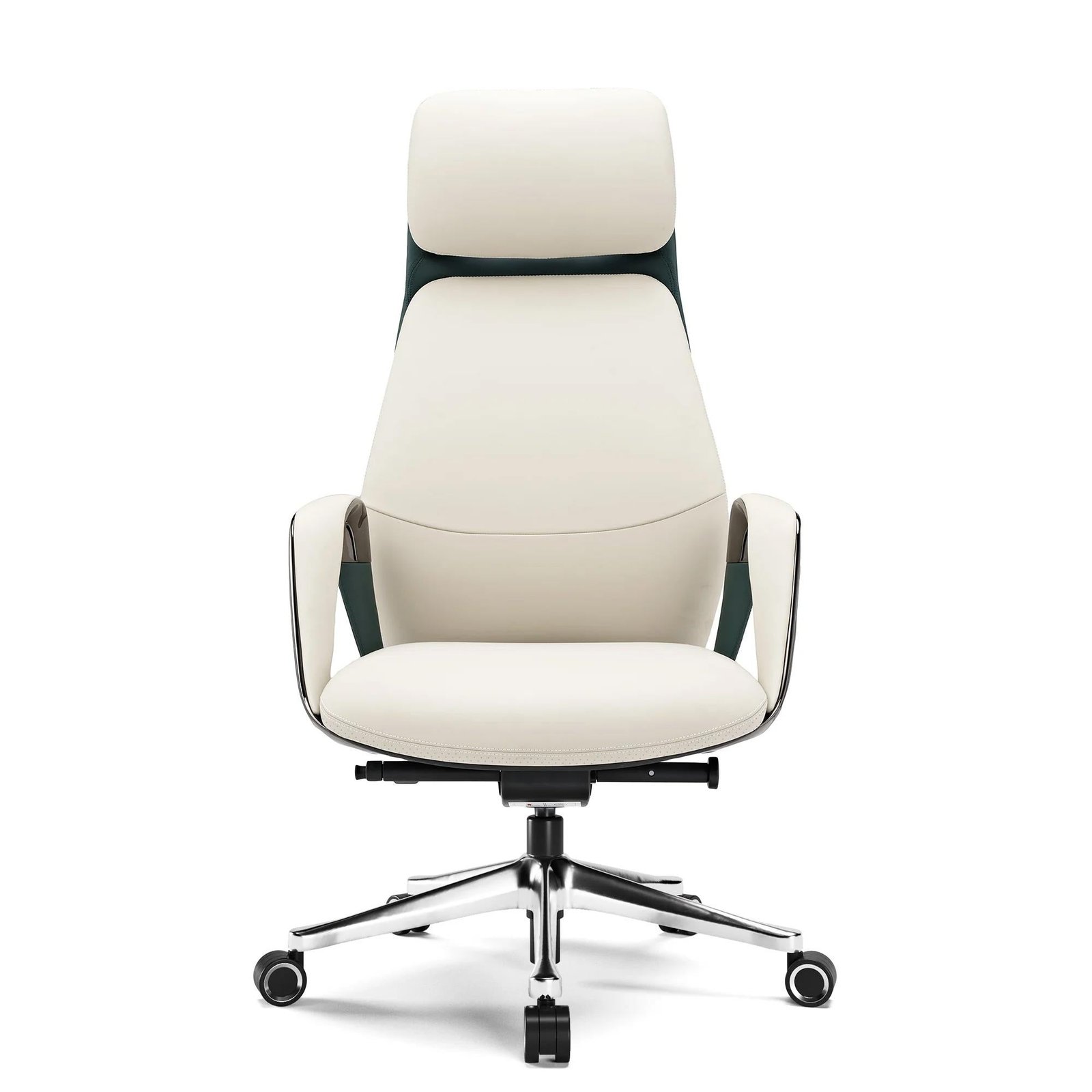796963-Product-0-I-638840151605526461_b1f1b5f6-a1c3-4dfd-b016-495611361f2b.jpg Eureka SERENE Napa Leather Executive Office Chair (Off White) - Image 1