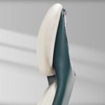 Eureka SERENE Napa Leather Executive Office Chair (Off White) - Image 6